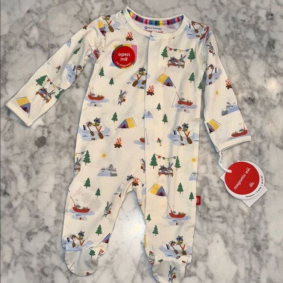 NWT MAGNETIC ME MODAL CAMPING LAKE FOOTIE - Picture 1 of 6
